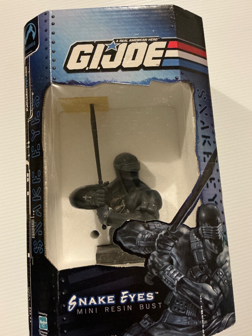 GI Joe Snake Eyes Mini Resin Bust Hasbro Limited Edition 2469/4500